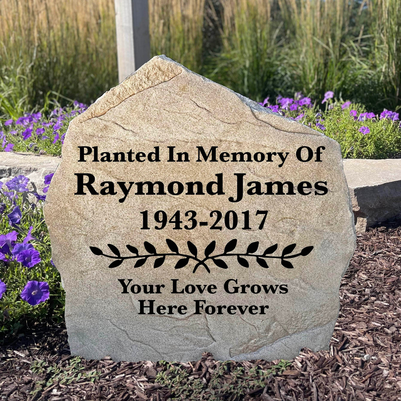 Planted In Memory Vine Stone