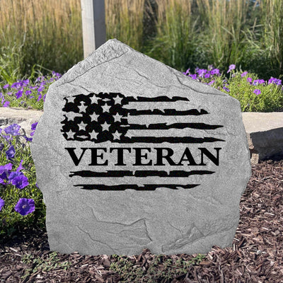 Veteran Flag Stone