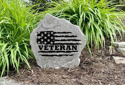 Veteran Flag Stone