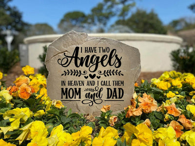 Angels In Heaven Mom & Dad Stone