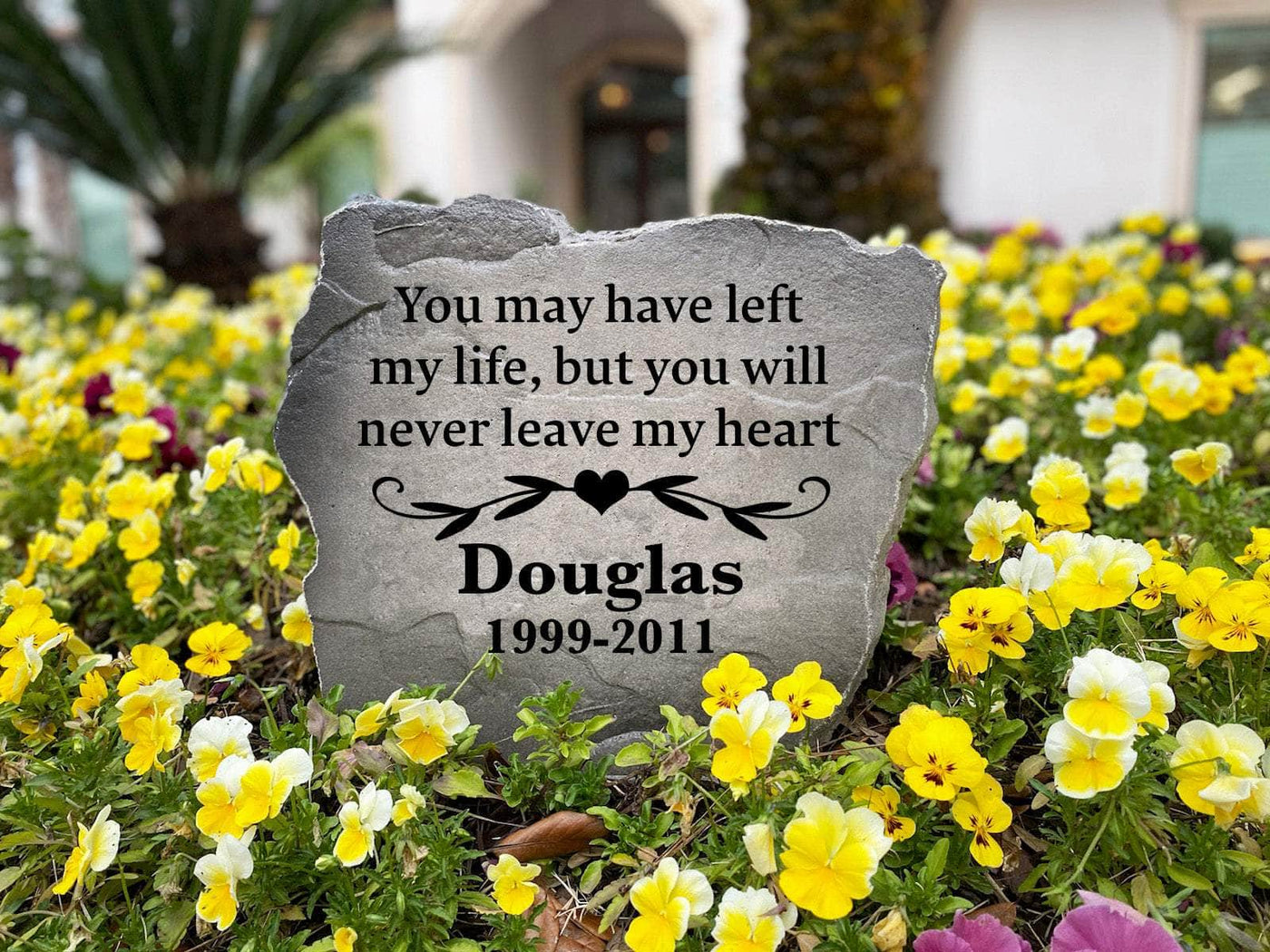 Will Never Leave My Heart Memorial Stone
